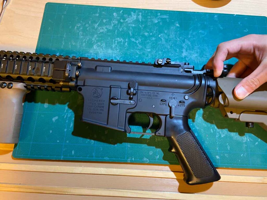 mk18mod1】次世代電動ガンのリコイルオミットやり方｜サバガチ！